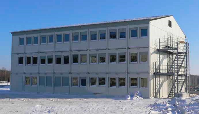 Блочно-модульное общежитие