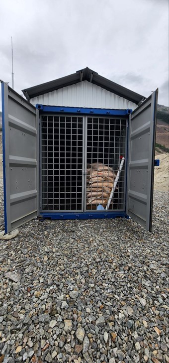 Модульная база хранения и анализа взрывчатых веществ