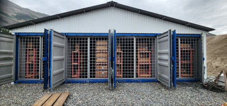 Модульная база хранения и анализа взрывчатых веществ